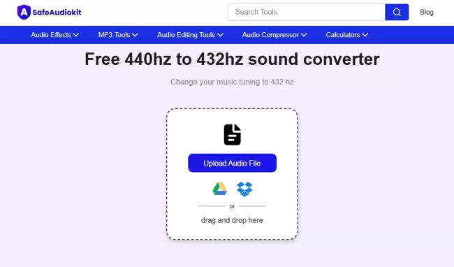 SafeAudioKit 440Hz to 432Hz audio converter