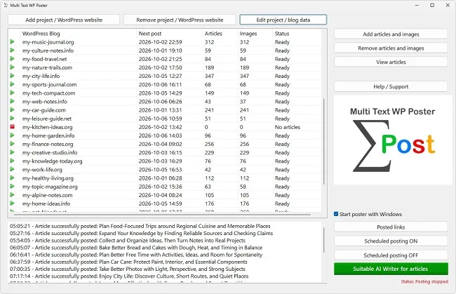 Automatically Publish Blog Posts