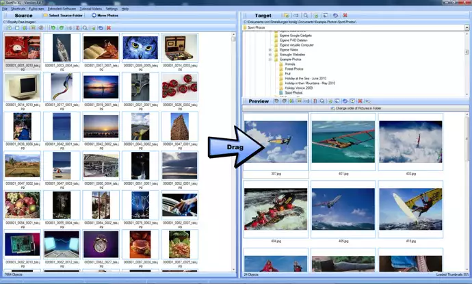 Programma per organizzare foto